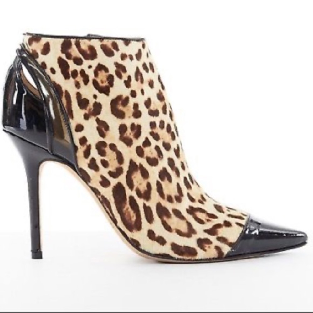 Jimmy Choo leopard like new ankle boots